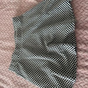Checkered Skirt